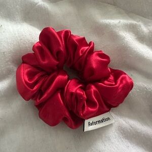 REFORMATION SATIN SCRUNCHIE